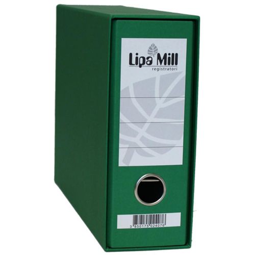 Registrator s kutijom A5, 8 cm, Lipa Mill, zeleni slika 1