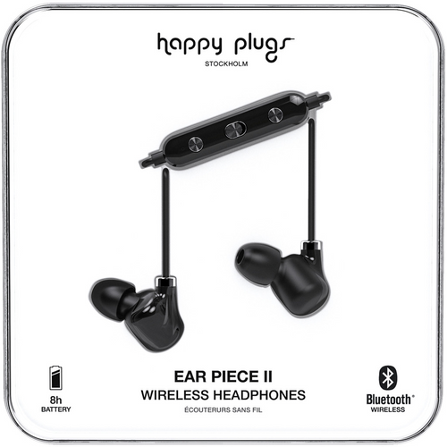 Happy Plugs, Ear Piece II, bežične slušalice, crne slika 1