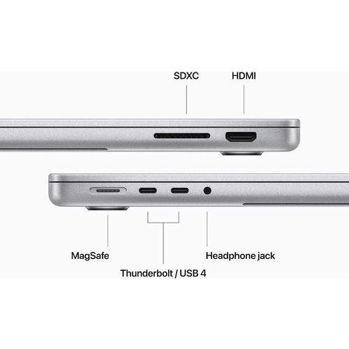 MacBook Pro 14" M3 1TB Silver - INT slika 5