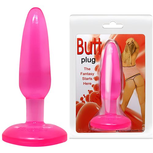 Pink analni dildo 14cm slika 1