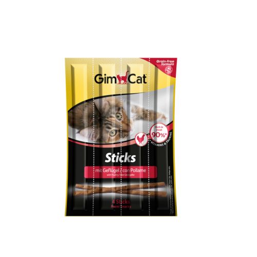 Gimborn GimCat poslastica za mačke Sticks Perad Grain Free, 4 kom, 40 g slika 1