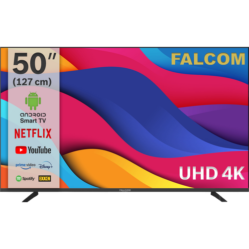 Falcom Smart LED TV @ Android 50", 4K, DVB-S2/T2/C, HDMI, WiFi - TV-50LTF022SM slika 1