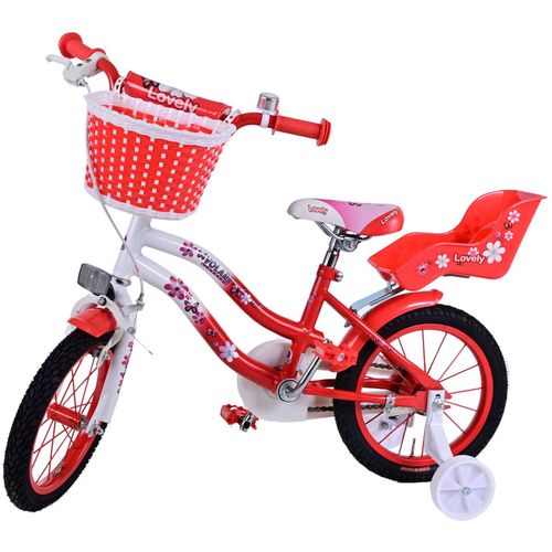 Dječji bicikl Volare Lovely 14" crveno-bijeli slika 9