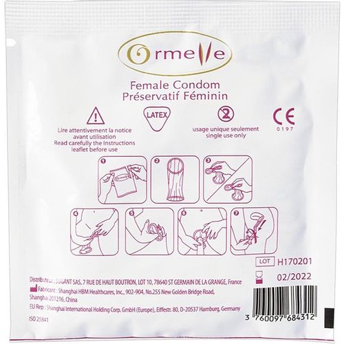 Ženski kondomi Ormelle, 5 kom slika 5