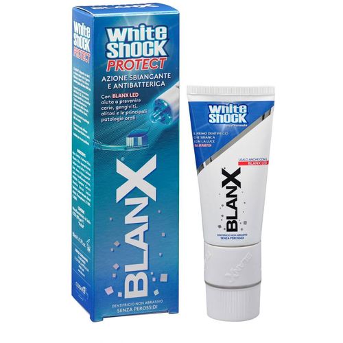 BlanX white shock pasta za zube 50ml + blanx led nastavak za izbjeljivanje slika 1