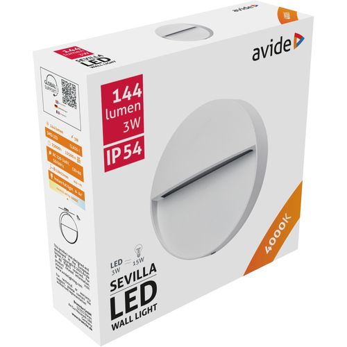 Avide svjetiljka za stepenice LED 3W NW IP54 11cm Sevilla slika 1