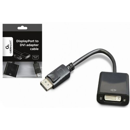 A-DPM-DVIF-002 Gembird DisplayPort to DVI adapter cable, black slika 1