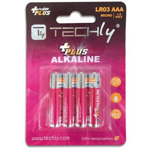 Techly baterije AAA LR-03 POWER+ / 4 kom  slika 3