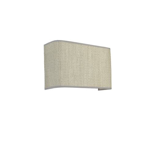 Bambu 06 Abajurlu Dikdörtgen Aplik Beige Wall Lamp slika 3