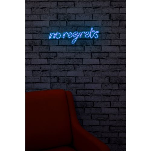 Wallity Ukrasna plastična LED rasvjeta, No Regrets - Blue slika 12