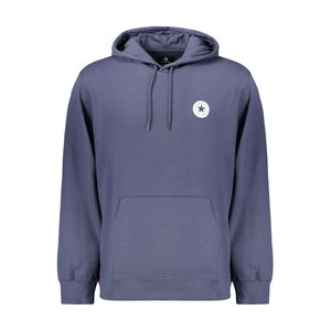 CONVERSE MEN'S BLUE ZIP-UP SWEATSHIRT
