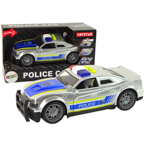 Policijski auto Charger 1:14 sa svjetlosnim i zvučnim efektima srebrni
