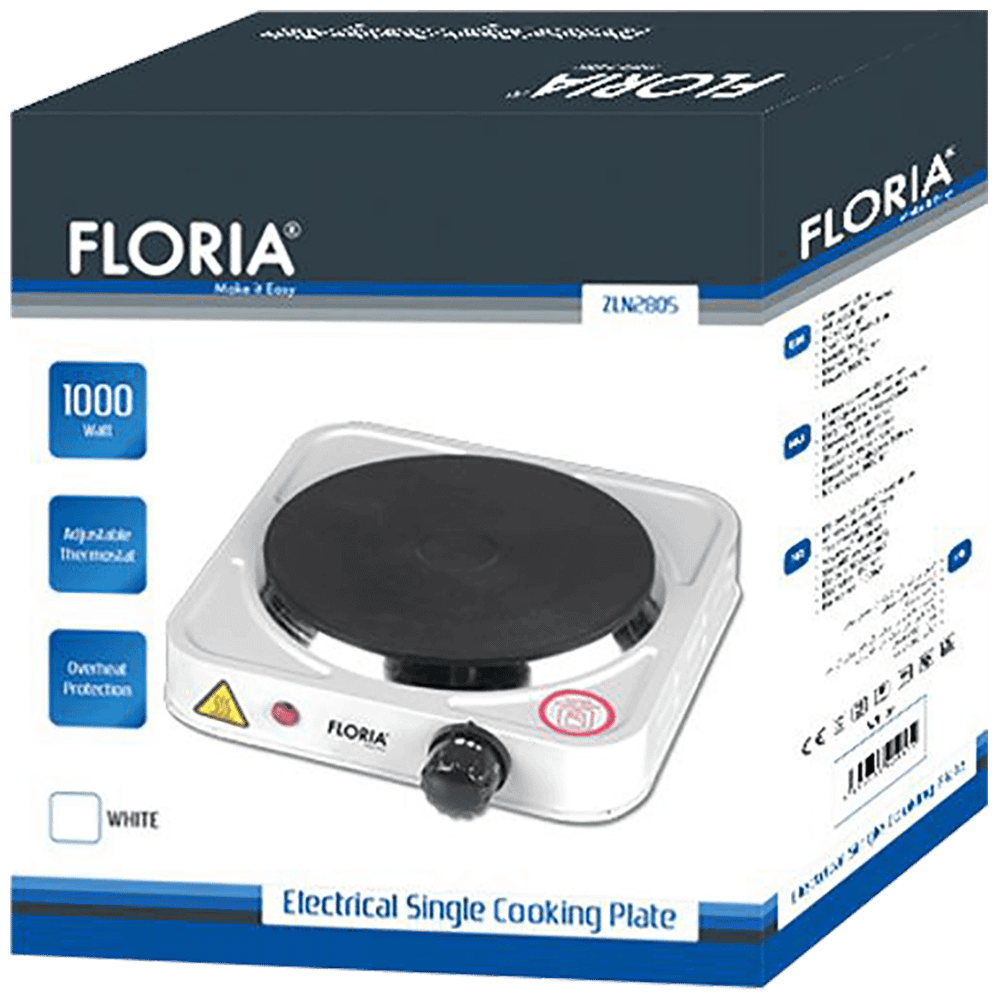 Floria Električno kuhalo, 1 ploča - 15 cm, 1000 W, crna - ZLN2806 (ZLN2805/BK) slika 2