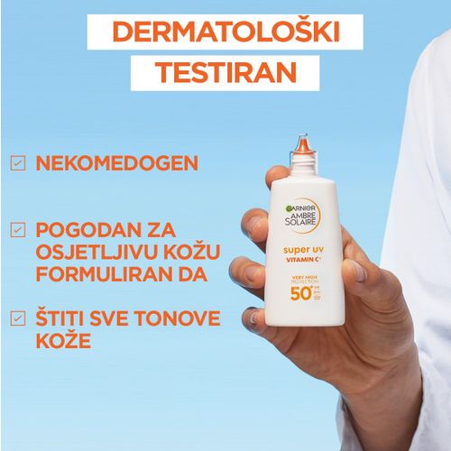 Garnier Ambre Solaire dnevni fluid protiv tamnih mrlja s vitaminom C SPF 50+ slika 8