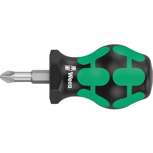 Wera 355 PZ Stubby 05008854001  odvijač s križnim prorezom PZ 2 Duljina oštrice: 25 mm slika 1