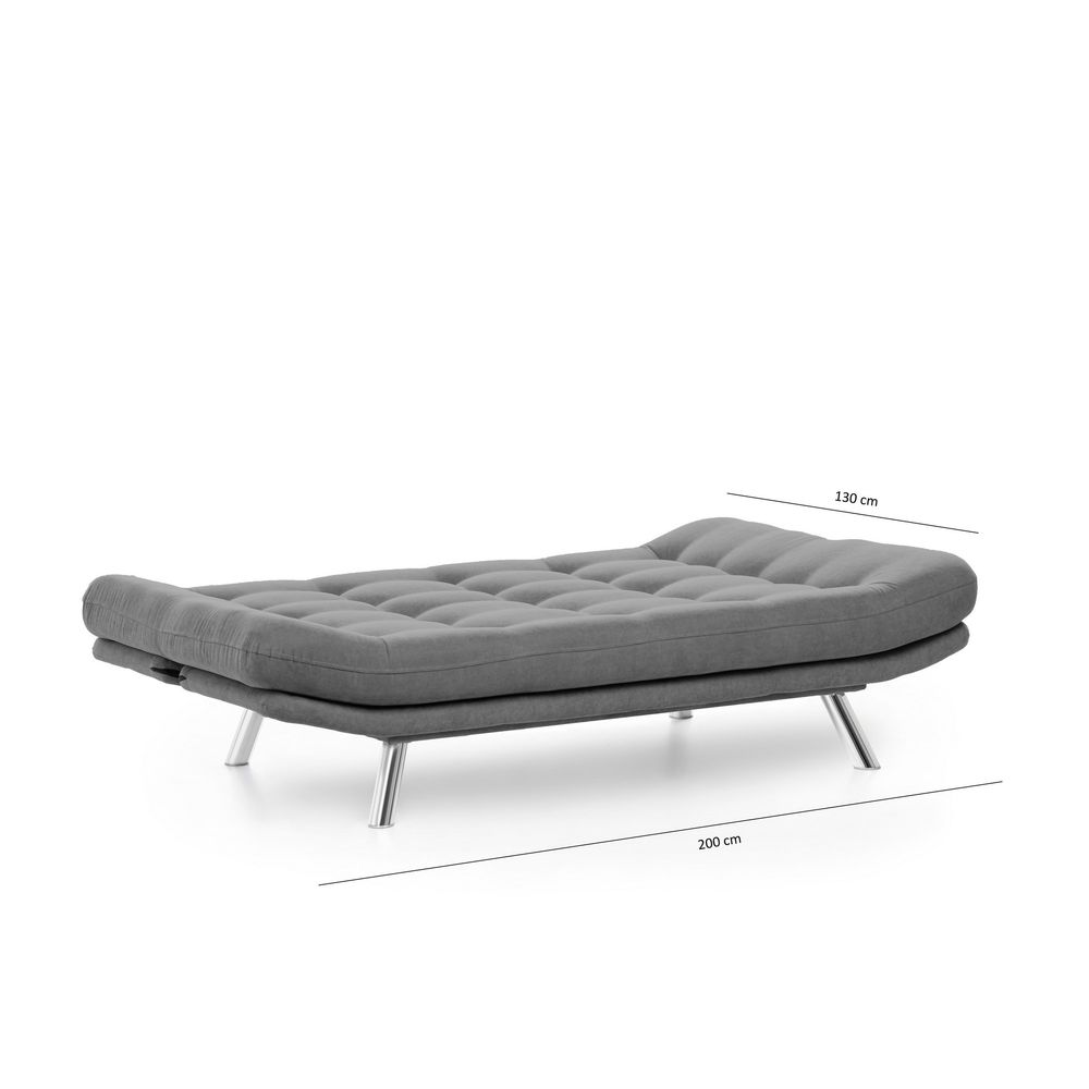 Misa Sofabed - Sivi Trosjed koji se pretvara u krevet slika 10