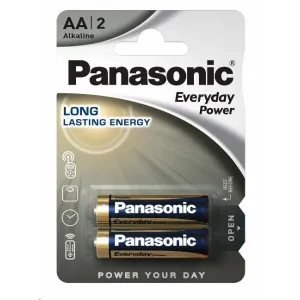 Panasonic baterije LR6EPS/2BP-AA Alkalne Everyday 2 komada