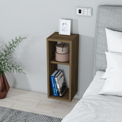 Klaus - Walnut Walnut Nightstand slika 2