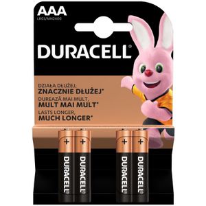 Duracell baterija alkalna 1,5V AAA LR03 Basic pk4