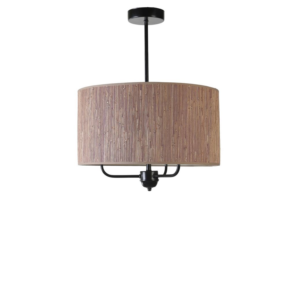 Bambu 04 Abajurlu 3 Lü Sarkıt Avize - Brown Black slika 2