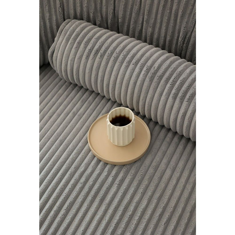 Pufi - Set sofe i poufa u antracit boji slika 6