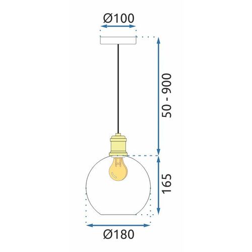 Viseća Lampa APP1007-1CP WHITE O slika 7