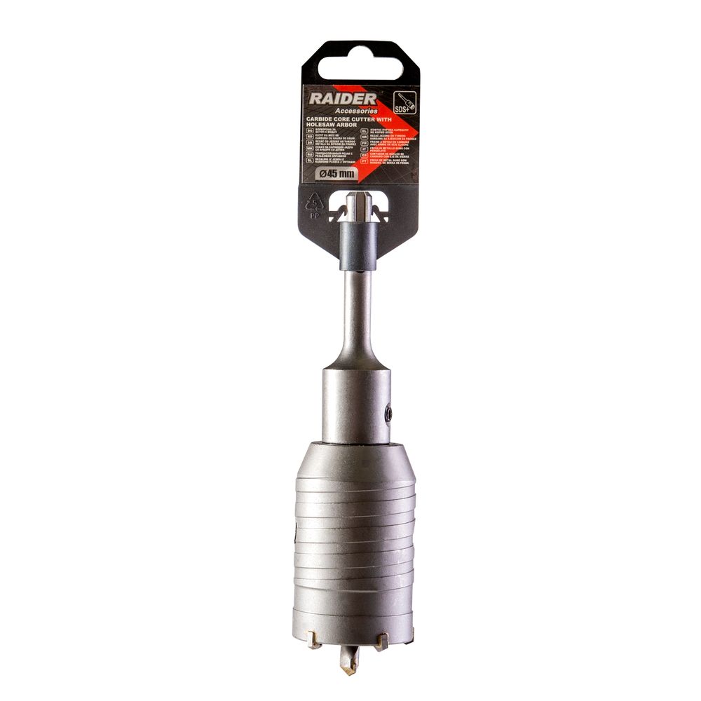 Glodalo za krune od tvrdog metala ø45 mm s vrhom pile za rupe SDS-plus slika 1
