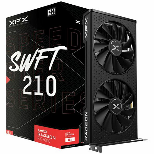 Grafička kartica XFX SPEEDSTER SWFT210 RADEON RX7600 CORE Gaming Graphics Card with 8GBGDDR6 HDMI 3xDP, AMD RDNA™ 2 slika 1