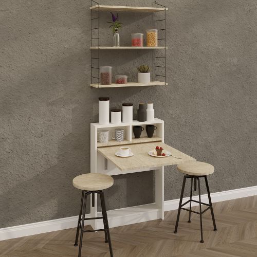 Woody Fashion Sklopivi stol BRACKED, boja Travertine slika 2