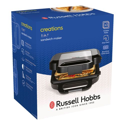 Russell Hobbs TOASTER SENDVIČ MAKER Creations 3 in 1 26810-56 slika 5