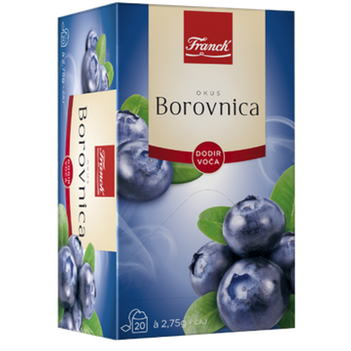 Franck filter čaj borovnica 55g omot slika 1