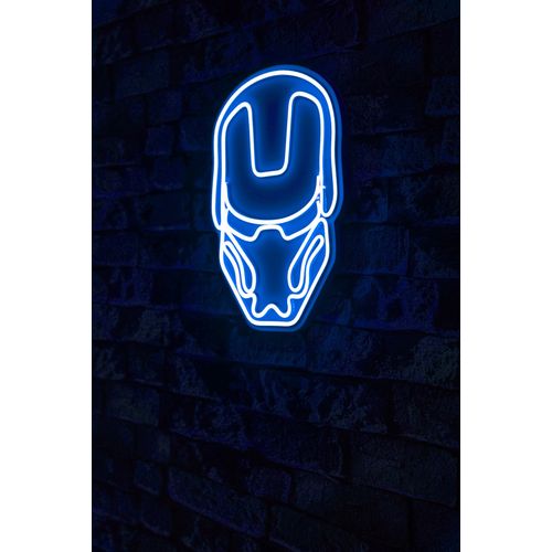 Wallity Ukrasna plastična LED rasvjeta, Iron Man - Blue slika 9