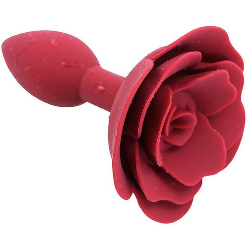 OHMAMA fetish rose silikonski analni čep slika 8