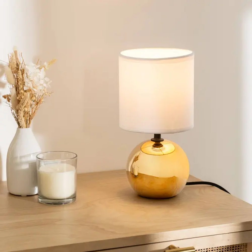 Atmosphera lampa timéo 25cm zlatna slika 2