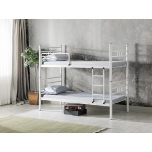 R70 - White, (90 x 190) White Bunk Bed