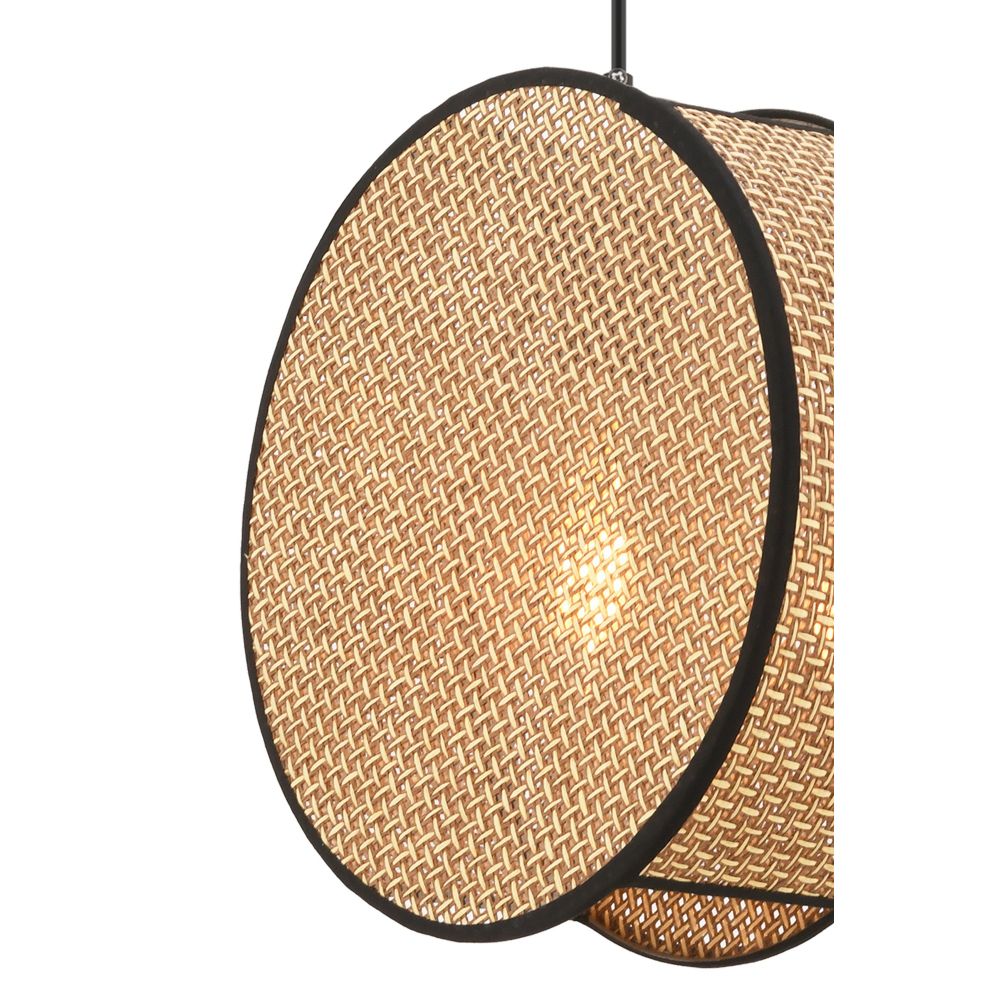 Velika Lampa - Bež, Crna Bež, Crni Luster slika 4