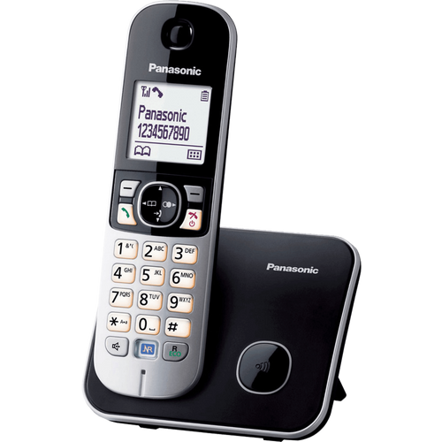Panasonic Telefon bežični, DECT, 1,8" LCD display, spikerfon - KX-TG6811FXB slika 1