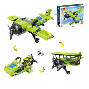 MKK225789 Cogo Kocke avion 3u1, 178kom