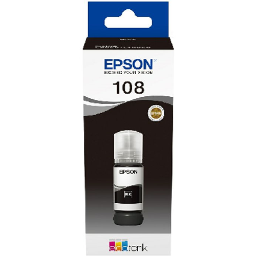 C13T09C14A 108 Black Ecotank ink bottle Epson slika 1