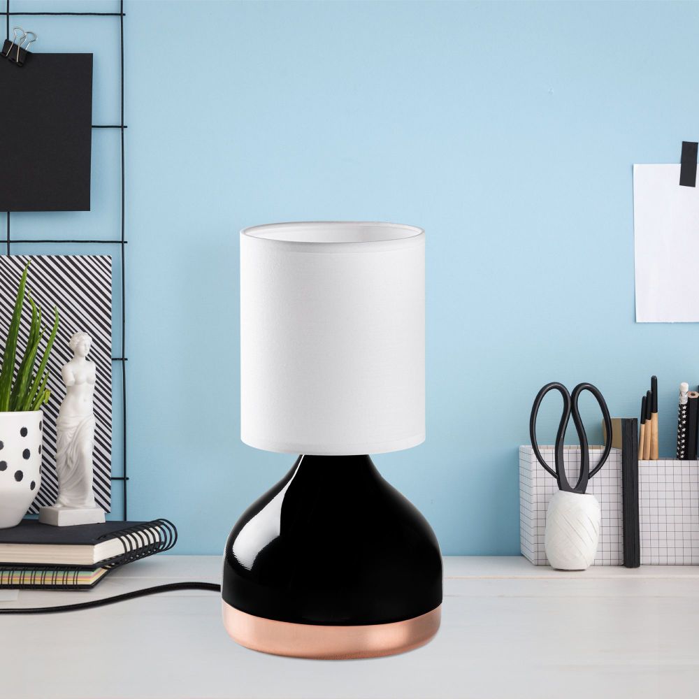 Yıldo - 8013 Crna i Bijela Stolna Lampa slika 1