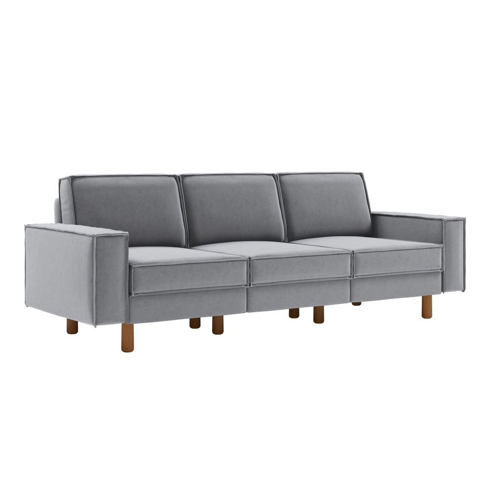 3-Sjedalna Sofa Sparrow Extra - boje: siva magla orah slika 1