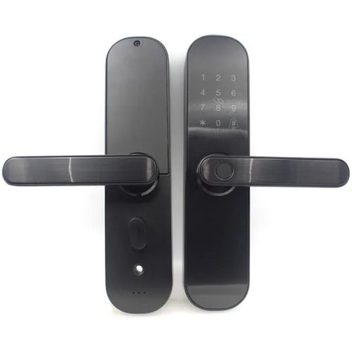 ZIGBEE-SMART-LOCK-WD002 Gembird Zigbee Wifi brava sa otiskom prsta za vrata, daljinska kartica slika 1