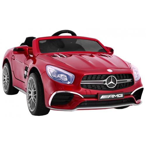 Licencirani auto na akumulator Mercedes AMG SL65 - crveni/lakirani slika 5