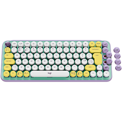 LOGITECH POP Keys Wireless Mechanical Keyboard With Emoji Keys - DAYDREAM_MINT - US INT'L - BT - INTNL - BOLT slika 3