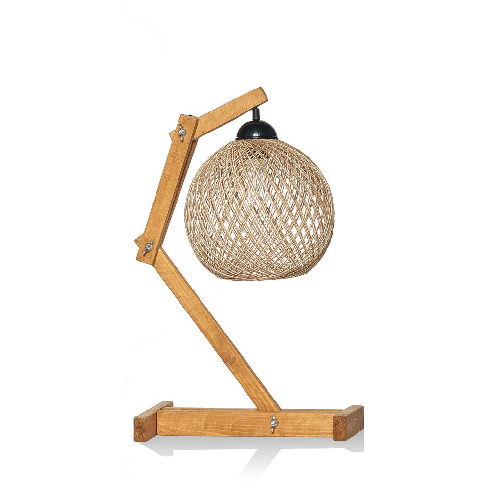 Beehive Ecru Smeđa Stolna Lampa slika 2