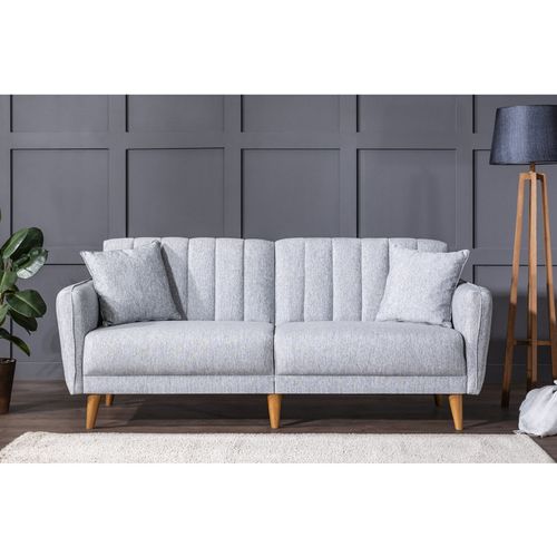 Atelier Del Sofa Aqua-TKM03-1008 Sivi Sofa-Krevet Set slika 2