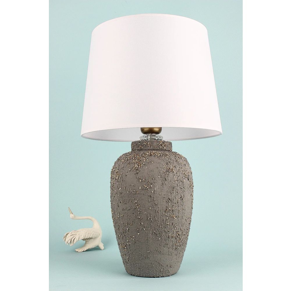 YL701 Siva i Bijela Stolna Lampa slika 1