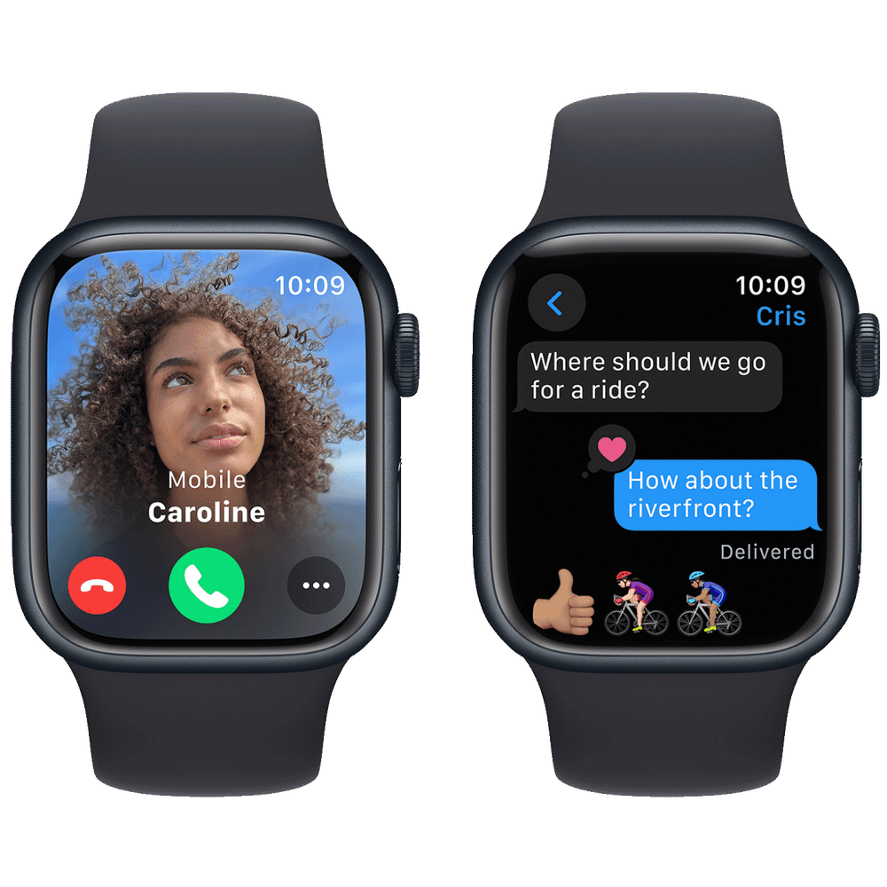 Apple SAT pametni, 1.69" LTPO OLED zaslon, vodootporan BT, WiFi - Watch Series 9 GPS 41mm Midnight slika 4