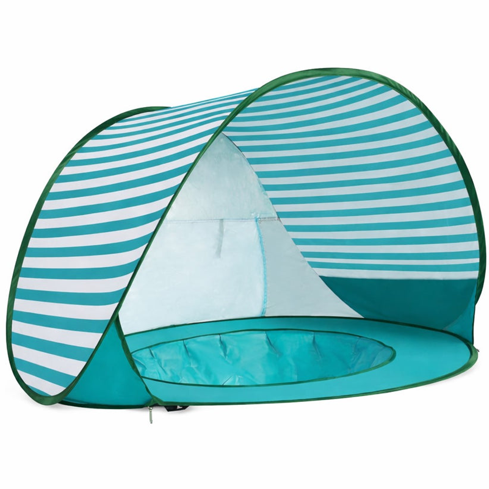 Dečiji šator za igru KINDER HOME sa UV zaštitom 50+ – lagan i sklopiv, za plažu i baštu, 120×80×70 cm slika 1