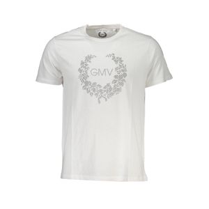 GIAN MARCO VENTURI MEN'S SHORT SLEEVE T-SHIRT WHITE